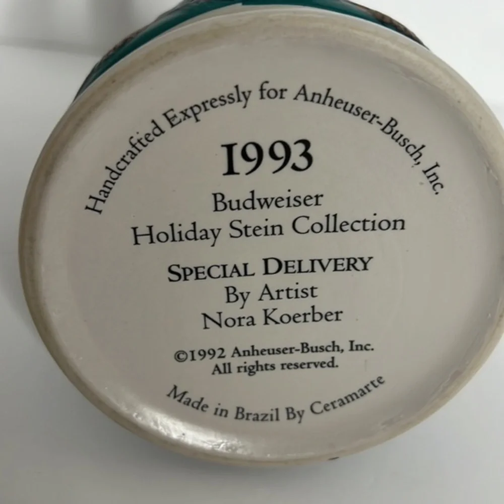 Anheuser-Busch, Budweiser Holiday Stein Collection